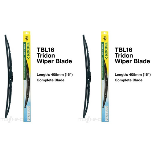 Front Wiper Blade Set - Toyota Hilux 3L 2.8L Diesel LN106 LN107 LN111 LN130 1988-1997
