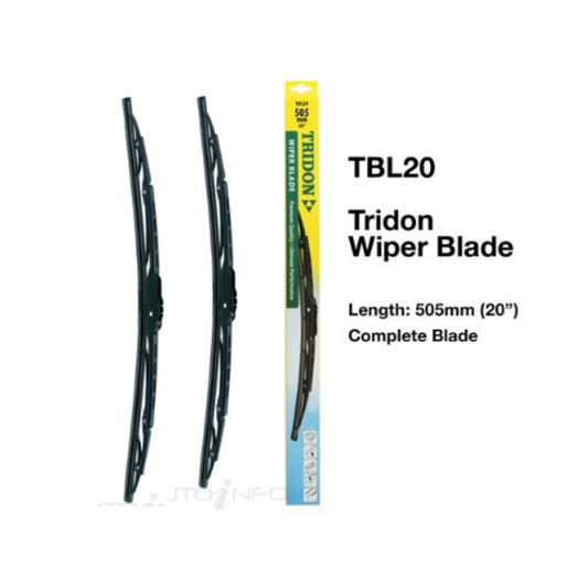 Front Wiper Blade Set - Toyota Landcruiser 80 Series 1HD 1990-1998