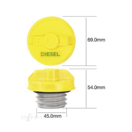 Fuel Filler Cap - Toyota Landcruiser 80 Series 1HD 1990-1998
