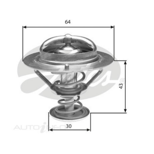 Gates Thermostat - Toyota Landcruiser 80 Series 1HD 1990-1998