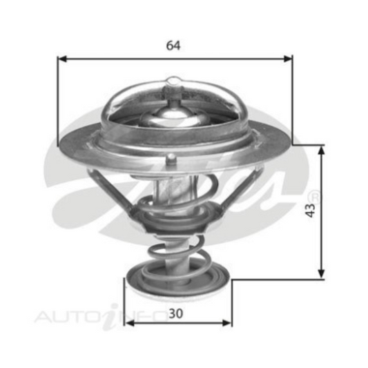 Gates Thermostat - Toyota Landcruiser 100 Series 1HZ 1998-2007