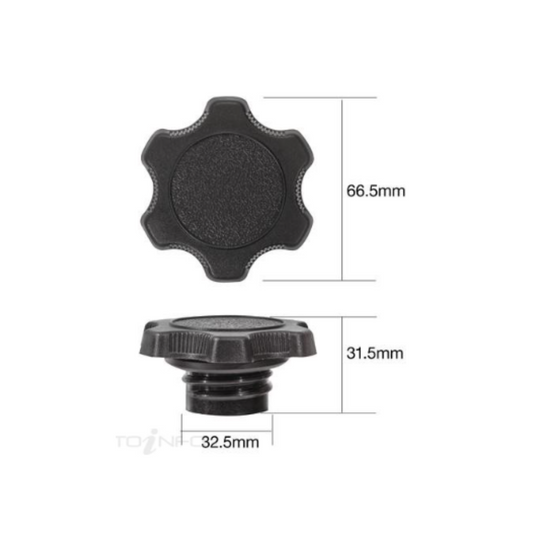 Oil Filler Cap (32.5mm Corse Thread) - Toyota Hilux 3L 2.8L Diesel LN106 LN107 LN111 LN130 1988-1997