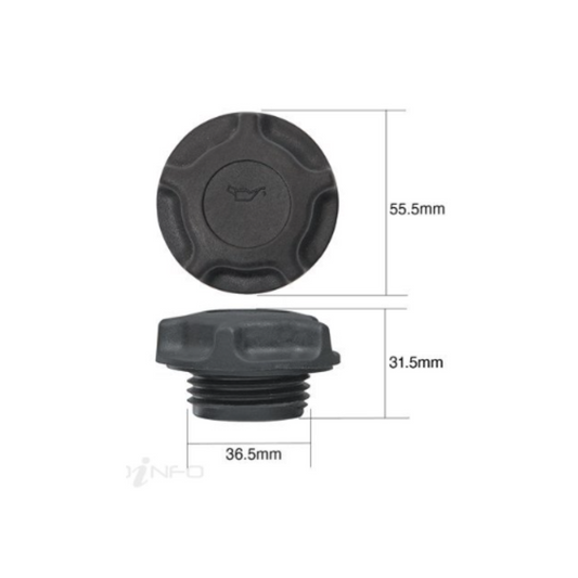 Oil Filler Cap - Toyota Landcruiser 200 Series 1VDFTV 2015-2021