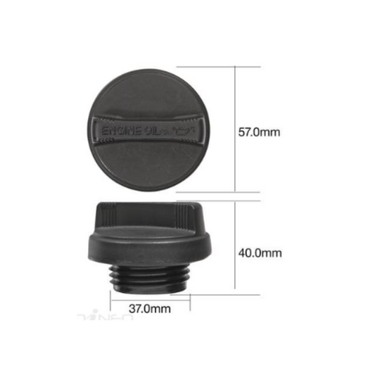 Oil Filler Cap - Toyota KUN26 Hilux 1KDFTV 3.0L Diesel 2005-07/2011