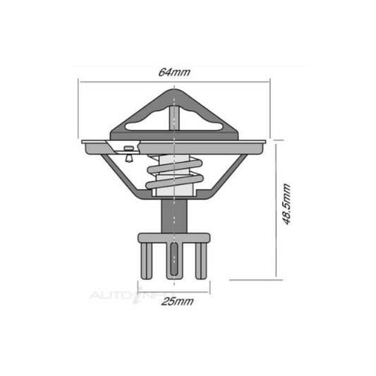 Tridon Thermostat - Nissan GQ Patrol RB30 1989-1997
