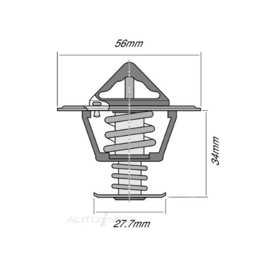 Thermostat - Toyota RZN169 RZN174 Hilux 3RZFE 2.7L Petrol 1997-2002