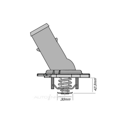 Thermostat and Housing Assembly - Toyota GGN125 Hilux 1GRFE 4.0L V6 Petrol 2015-2017