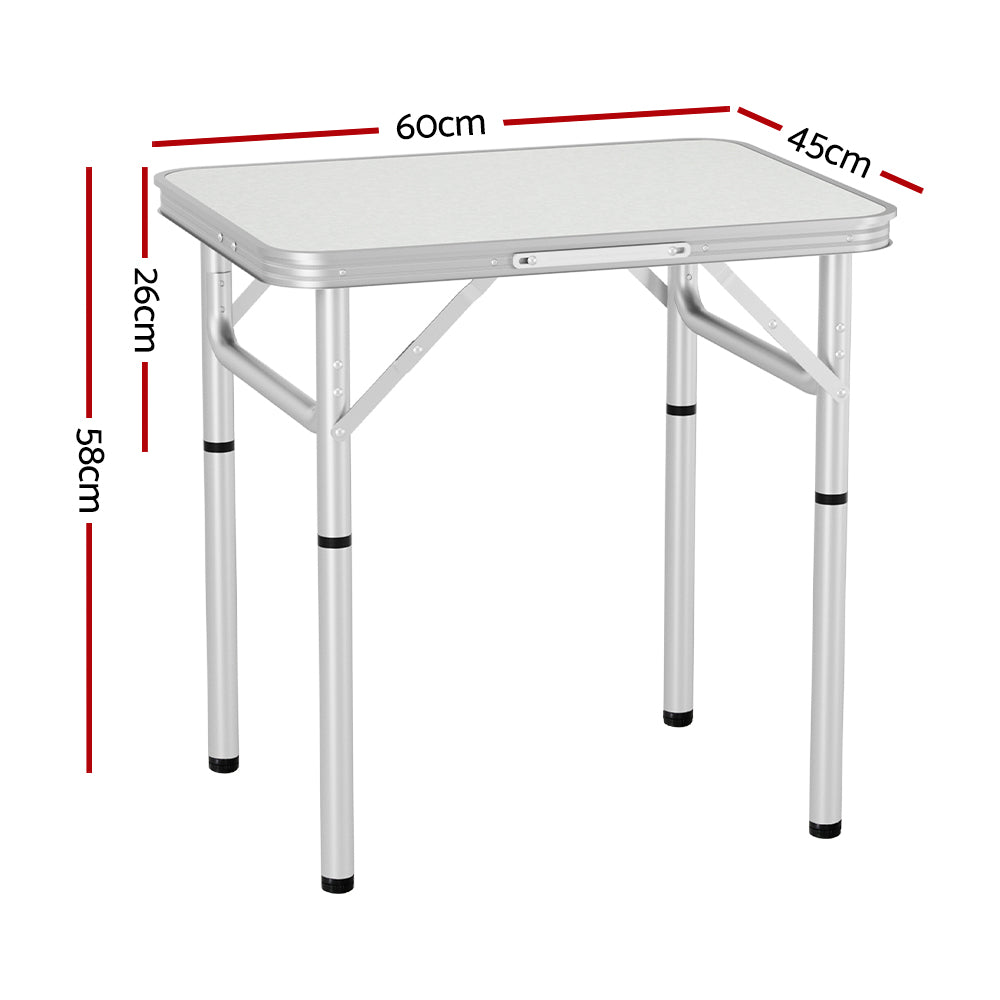 Weisshorn 60cm Folding Camping Table