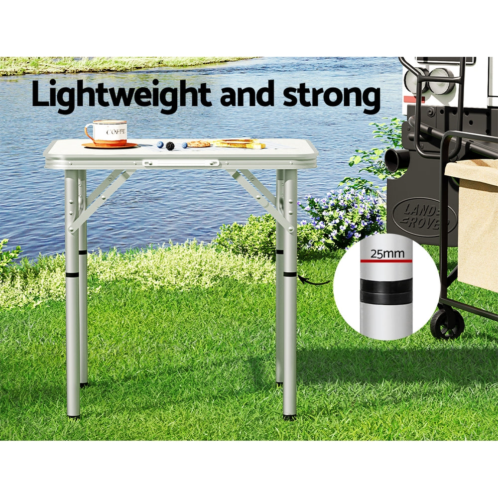 Weisshorn 60cm Folding Camping Table