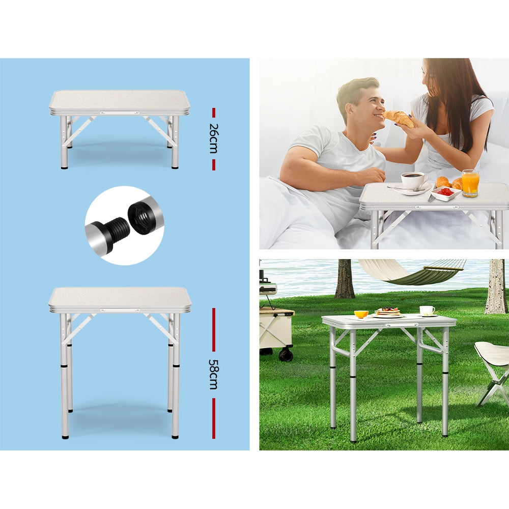 Weisshorn 60cm Folding Camping Table
