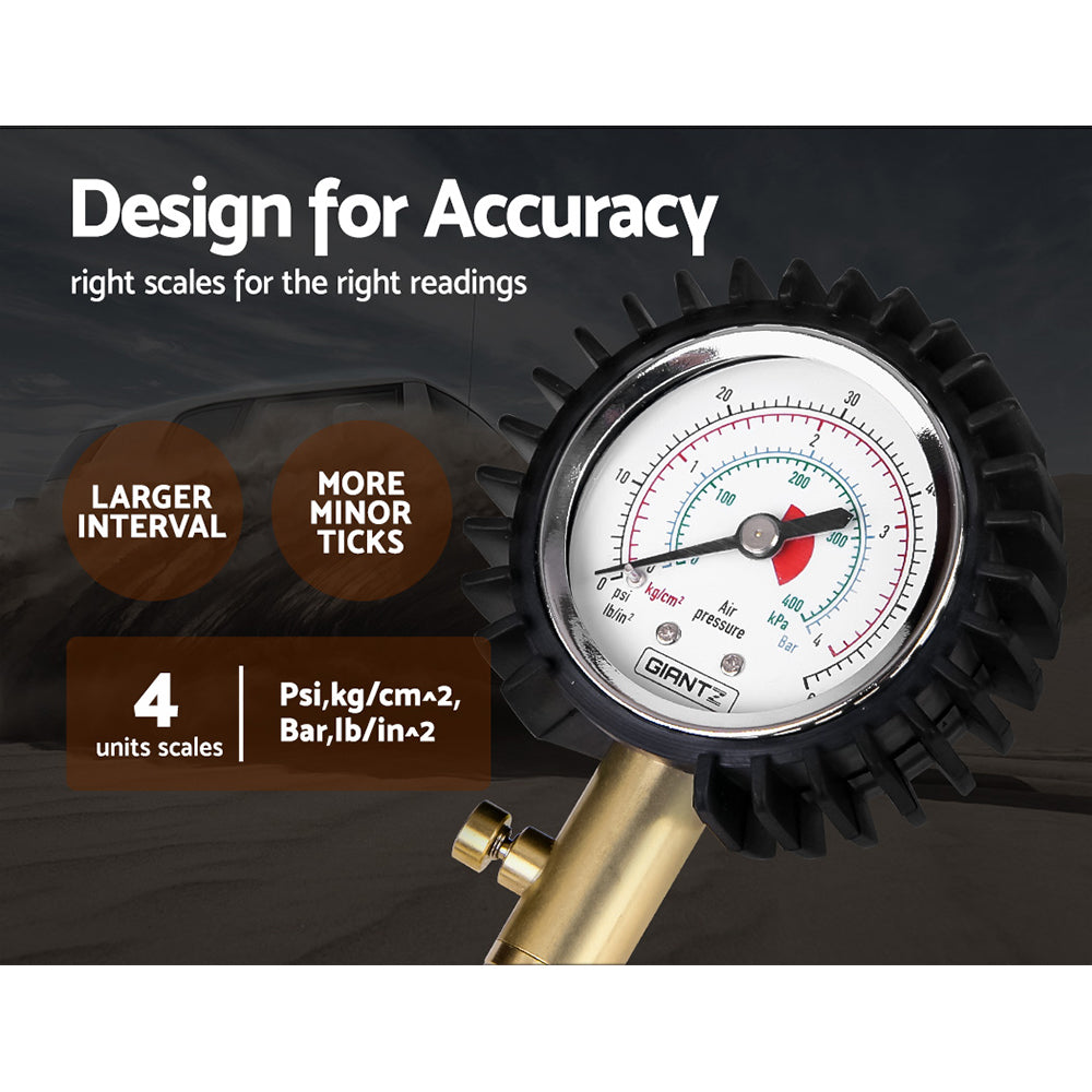 Giantz Tyre Deflator with Pressure Gauge