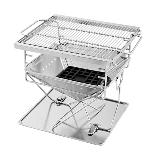 Foldable Portable Fire Pit Grill with Carry Bag 8.5kg