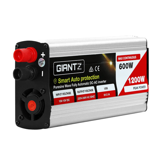 Giantz 600W Pure Sine Wave Inverter 12V-240V