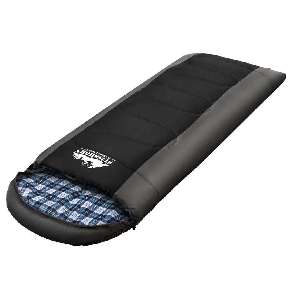 Weisshorn Single Sleeping Bag Black -20 C