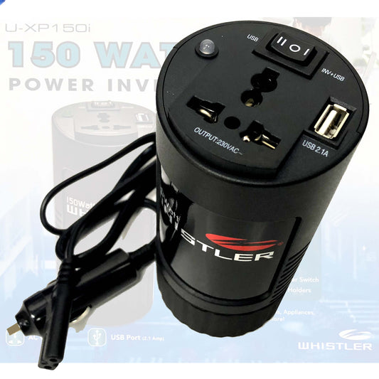Compact 150W AC-DC Modified Sine Wave Inverter (Cup Holder Size)