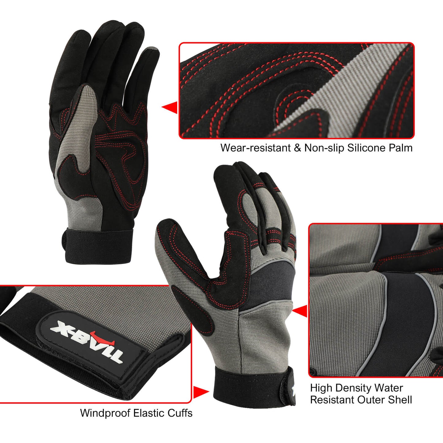 X-BULL Recovery Kit 2 - Kinetic Rope, Snatch Strap, Hitch Receiver, Soft Shackles, Winch Dampener