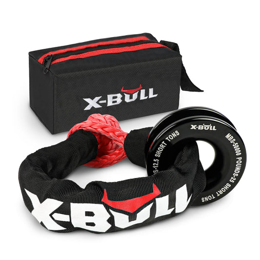 X-BULL Winch Ring + Soft Shackle Kit