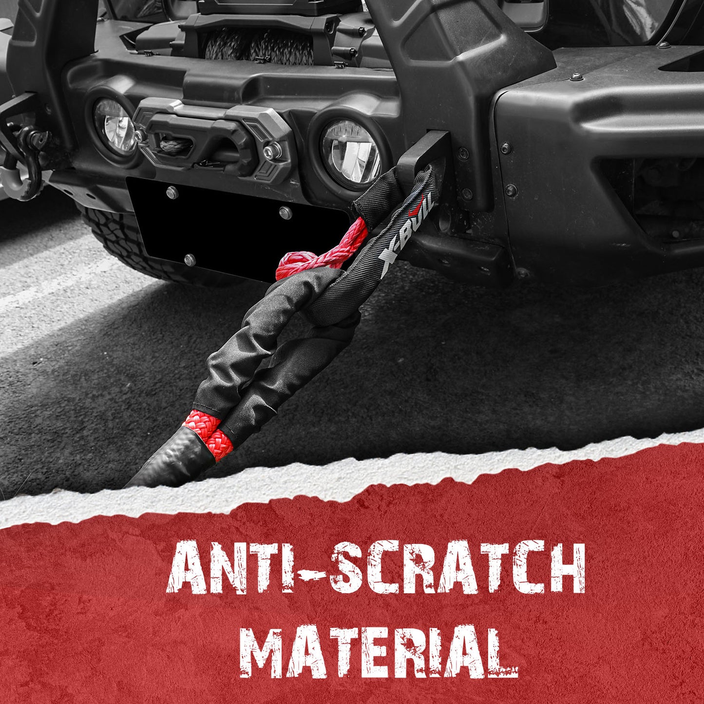X-BULL Winch Ring + Soft Shackle Kit