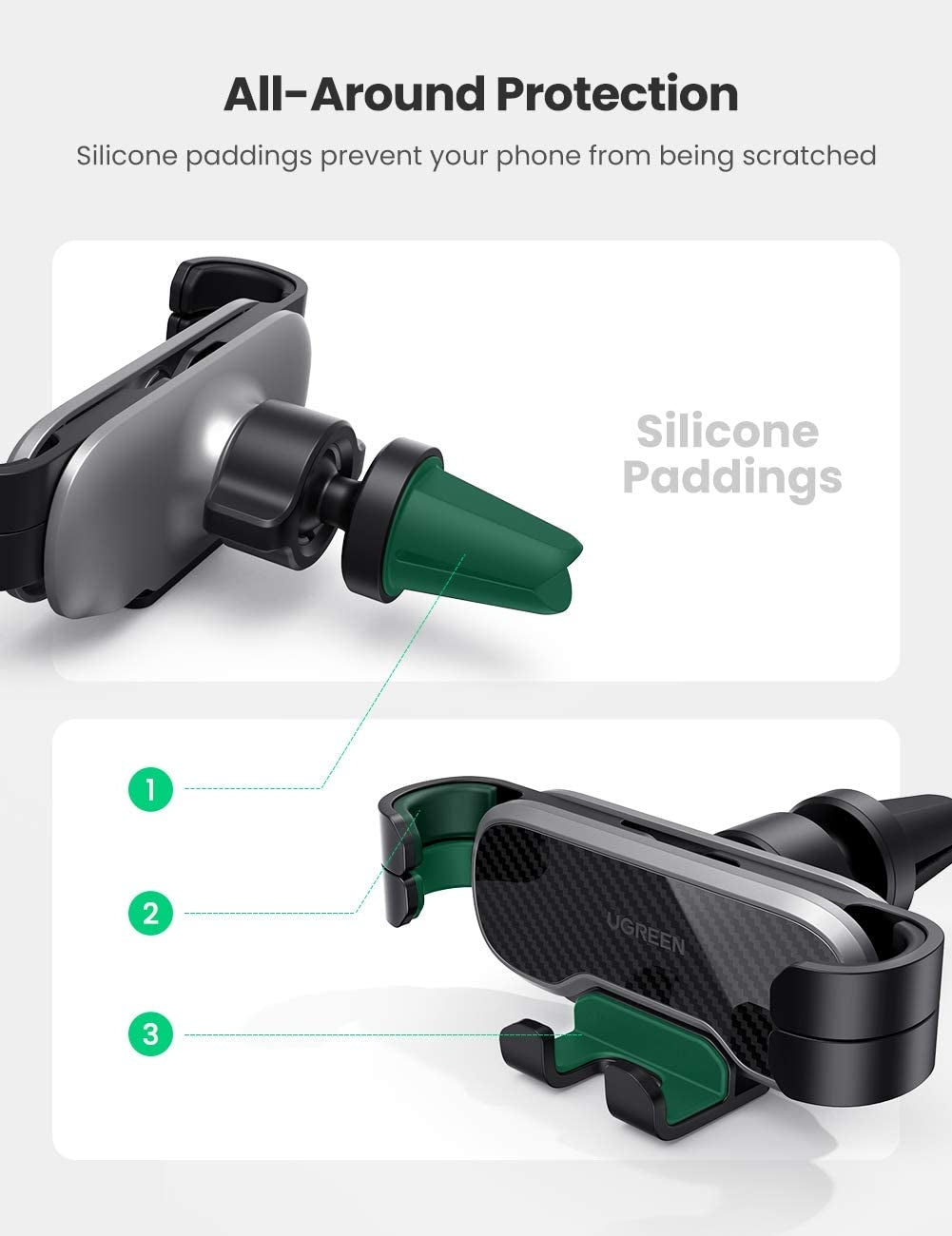 Gravity Car Vent Phone Holder