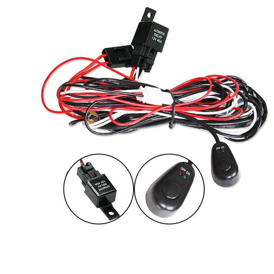 Universal Driving light Wiring Harness for 12V or 24V